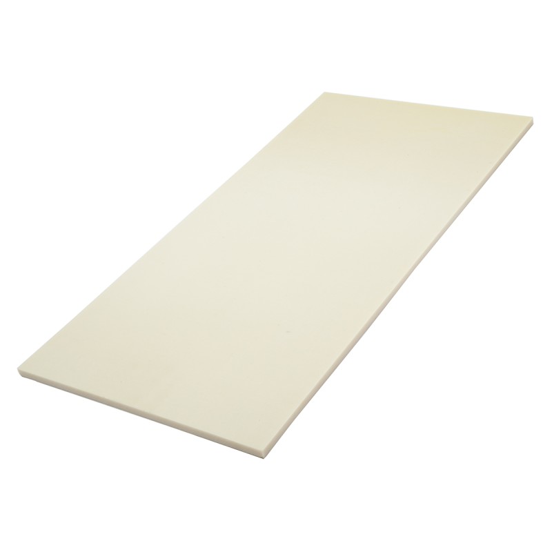 1 Lot of 1 - Tufnol Beige Plastic Sheet, 590mm x 285mm x 10mm, Phenolic Resin, Weave Cotton