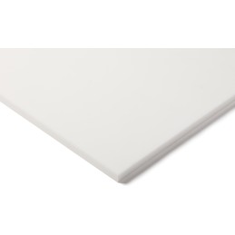 1 Lot of 1 - RS PRO White Plastic Sheet, 600mm x 300mm x 13mm