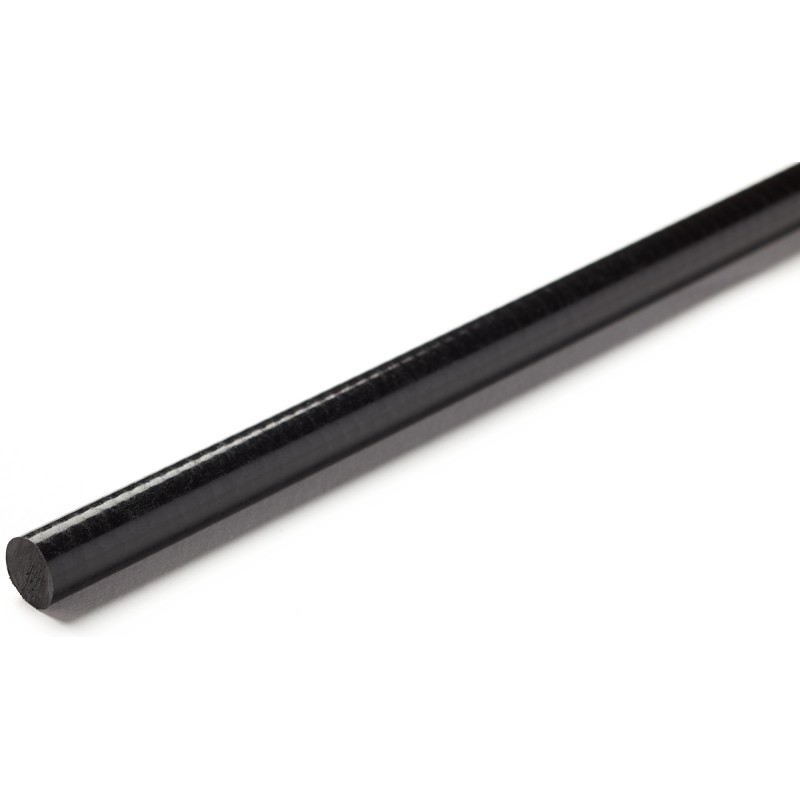 1 Lot of 1 - RS PRO Black Glass-Reinforced Plastic GRP Rod, 1m x 70mm Diameter