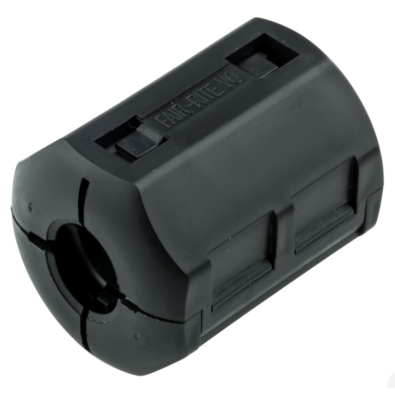 1 pcs - Fair-Rite Openable Ferrite Sleeve, 31 x 15.25 x 39.4mm, For EMI Suppression, Apertures: 1, Diameter 13.05mm