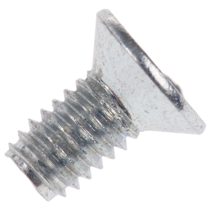 1 Bag of 100 - RS PRO Bright Zinc Plated, Clear Passivated Steel Countersunk Head Thread Forming Screw, M4 x 8mm Long