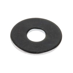 1 Bag of 100 - Bright Zinc Plated Steel Mudguard Washers, M8