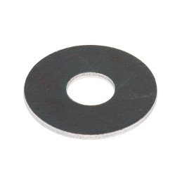 1 Bag of 100 - Bright Zinc Plated Steel Mudguard Washers, M8