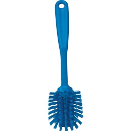 1 pcs - Vikan Medium Bristle Blue Scrubbing Brush, 23mm bristle length, PET bristle material