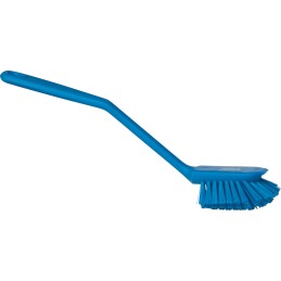 1 pcs - Vikan Medium Bristle Blue Scrubbing Brush, 23mm bristle length, PET bristle material