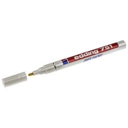 1 pcs - Edding White 1 - 2mm Fine Tip Paint Marker Pen for use with Glass, Metal, Plastic, Wood