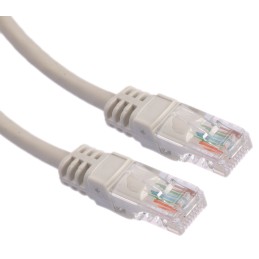 1 pcs - Molex Premise Networks Cat6 Male RJ45 to Male RJ45 Ethernet Cable, F/UTP, Grey LSZH Sheath, 7m