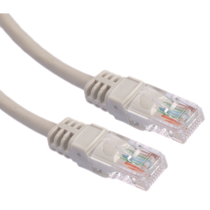 1 pcs - Molex Premise Networks Cat6 Male RJ45 to Male RJ45 Ethernet Cable, F/UTP, Grey LSZH Sheath, 7m