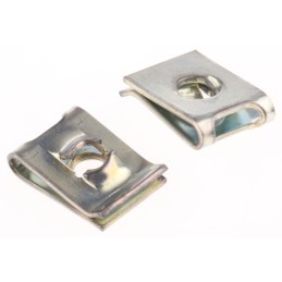 1 Bag of 100 - RS PRO Steel No. 4 Captive Nut