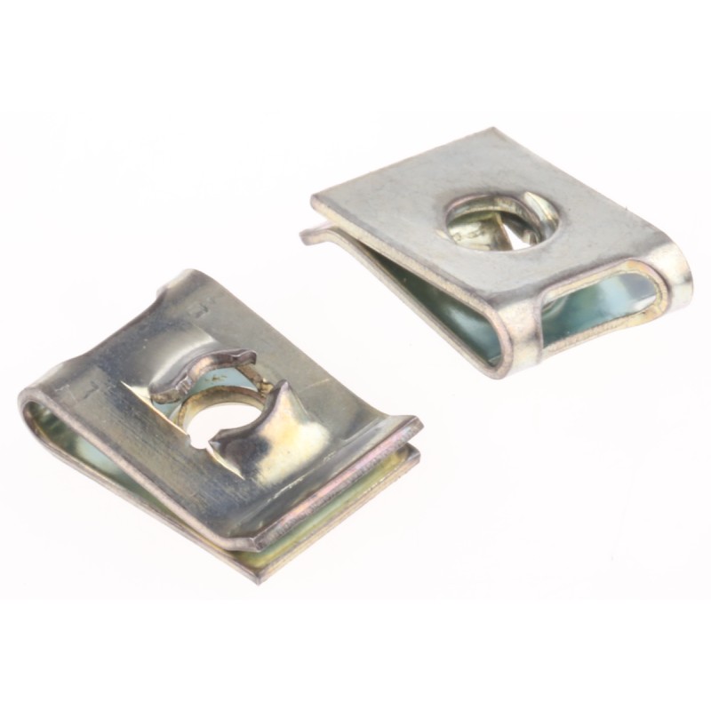 1 Bag of 100 - RS PRO Steel No. 4 Captive Nut