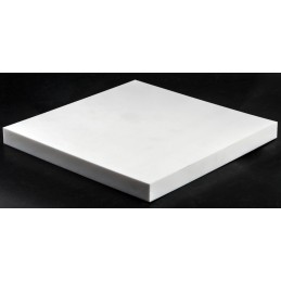 1 Lot of 1 - RS PRO White Plastic Sheet, 300mm x 300mm x 25mm