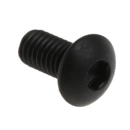 1 Bag of 100 - RS PRO Black, Self-Colour Steel Hex Socket Button Screw, ISO 7380, M3 x 6mm