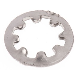1 Bag of 100 - A2 304 Stainless Steel Internal Tooth Shakeproof Washer, M5, DIN 6797J