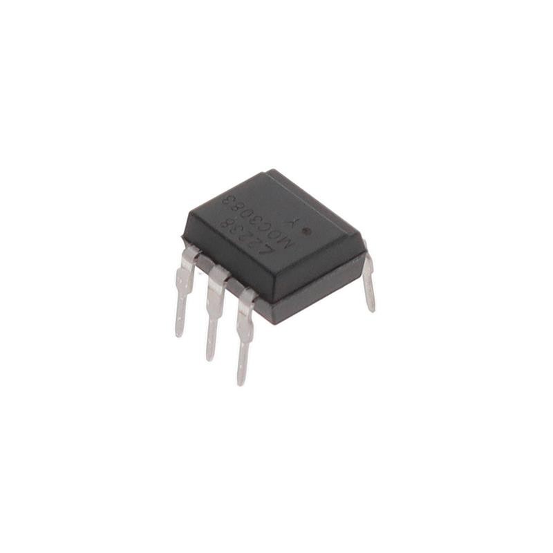 1 pcs : MOC3083 - OPTOISOLATOR 5KV TRIAC 6DIP
