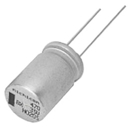 100 pcs - Nichicon 1000μF Aluminium Electrolytic Capacitor 10V dc, Radial, Through Hole - UBX1A102MHL