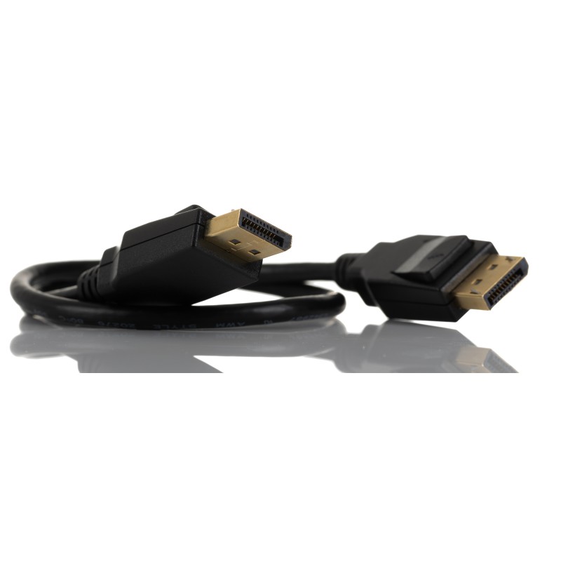 1 pcs - RS PRO Male DisplayPort to Male DisplayPort, PVC Cable, 8K @ 60Hz