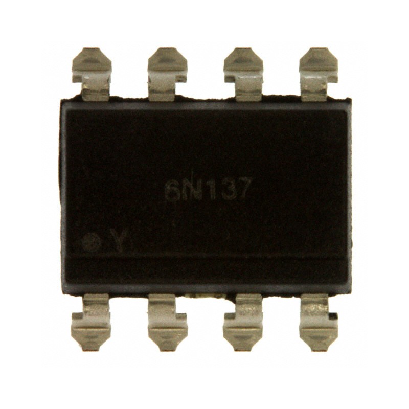1 pcs : 6N137S - OPTOISO 5KV 1CH OPEN COLL 8SMD