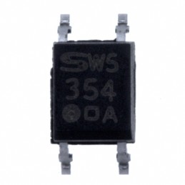1 pcs : PC354N1J000F - OPTOISOLATOR 3.75KV TRANS 4-SMD