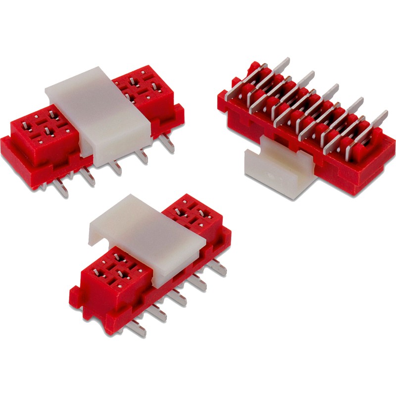 2 pcs - Wurth Elektronik WR-MM Series Straight PCB Header, 18 Contact(s), 2.54mm Pitch, 2 Row(s)