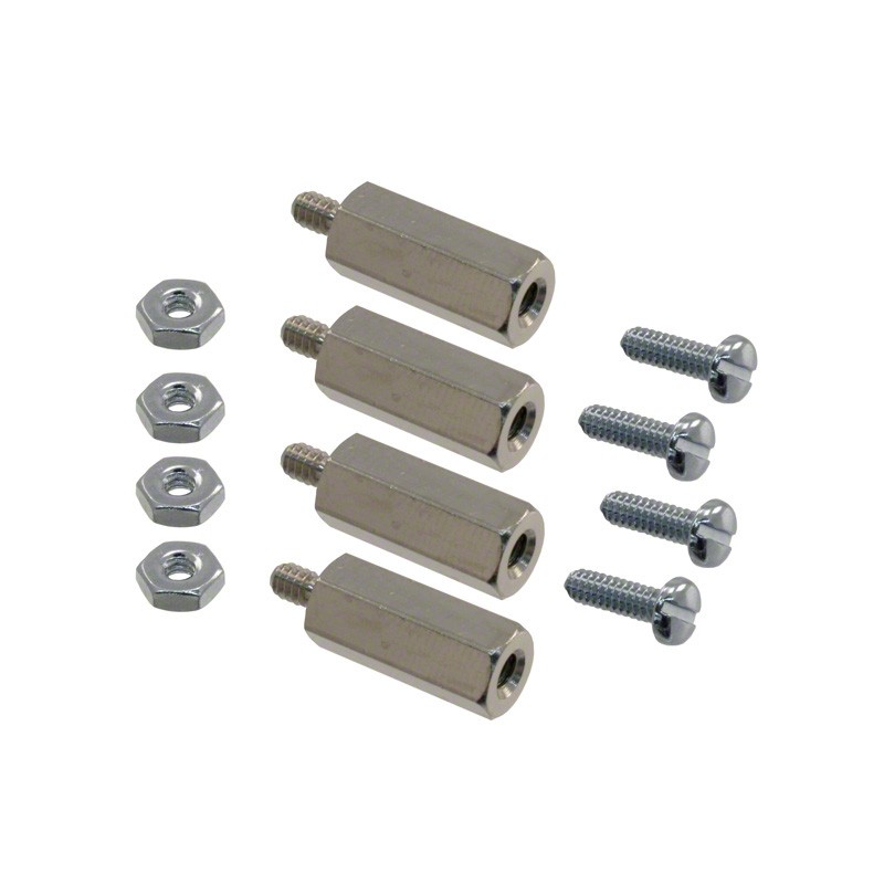 1 pcs : 8799-4 - HARDWARE MOUNTING KIT BRASS