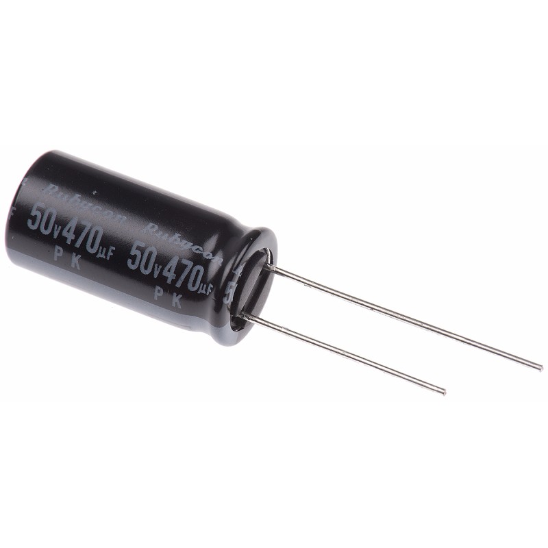 1000 pcs - Rubycon 470μF Aluminium Electrolytic Capacitor 50V dc, Radial, Through Hole - 50PK470MEFC10X20