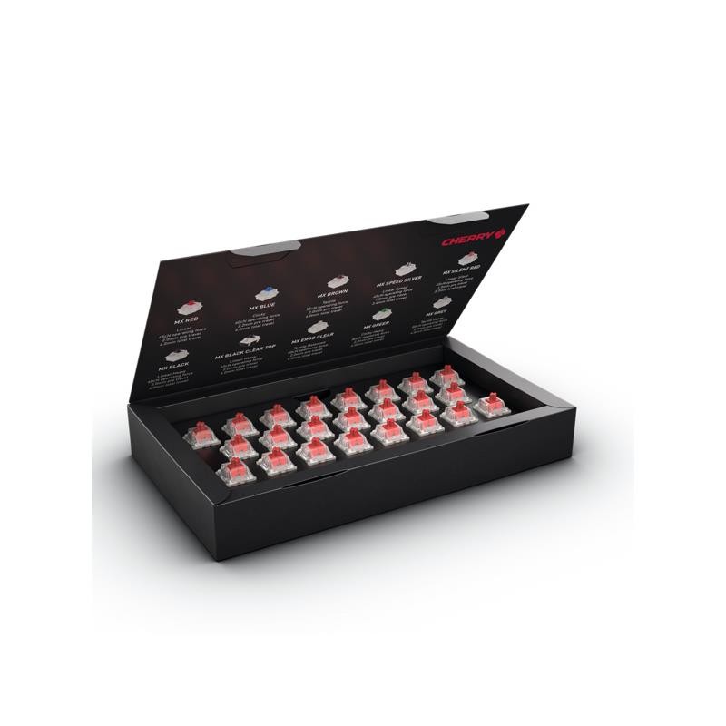 1 pcs : DMX1A-L1NA-1A - MX RGB RED, 23 SWITCHES