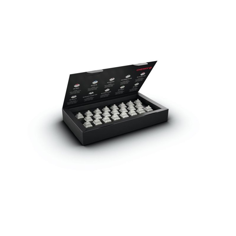 1 pcs : DMX2A-H1NA-1A - MX RGB ERGO CLEAR, 23 SWITCHES