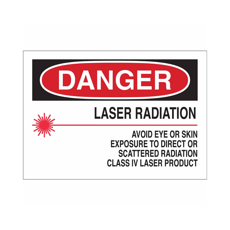 1 pcs : 25260 - B401 7X10 RED/BLK/WHT DANGER