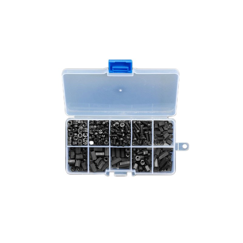 1 pcs : 4685 - BLACK NYLON SCREW AND STAND-OFF