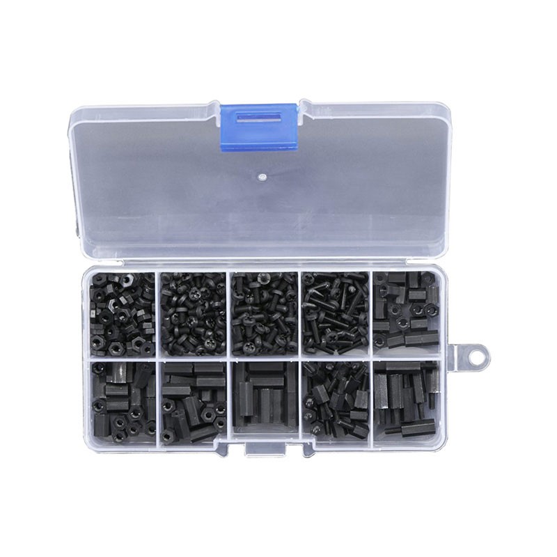 1 pcs : 3299 - BLACK NYLON SCREW AND STAND-OFF