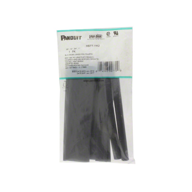 1 pcs : HSTT-YK2 - HEAT SHRINK ASST DIA 6'EA 8PCS