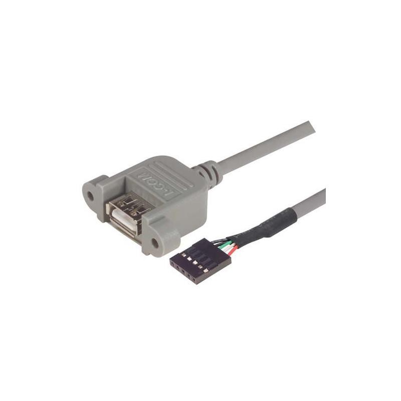 1 pcs : UPMA5-03M - CA USB-A PNL/5 POS 0.3 MTR