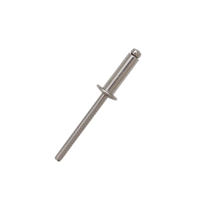 1 Bag of 100 - RS PRO Stainless Steel Blind Rivet, 4mm
