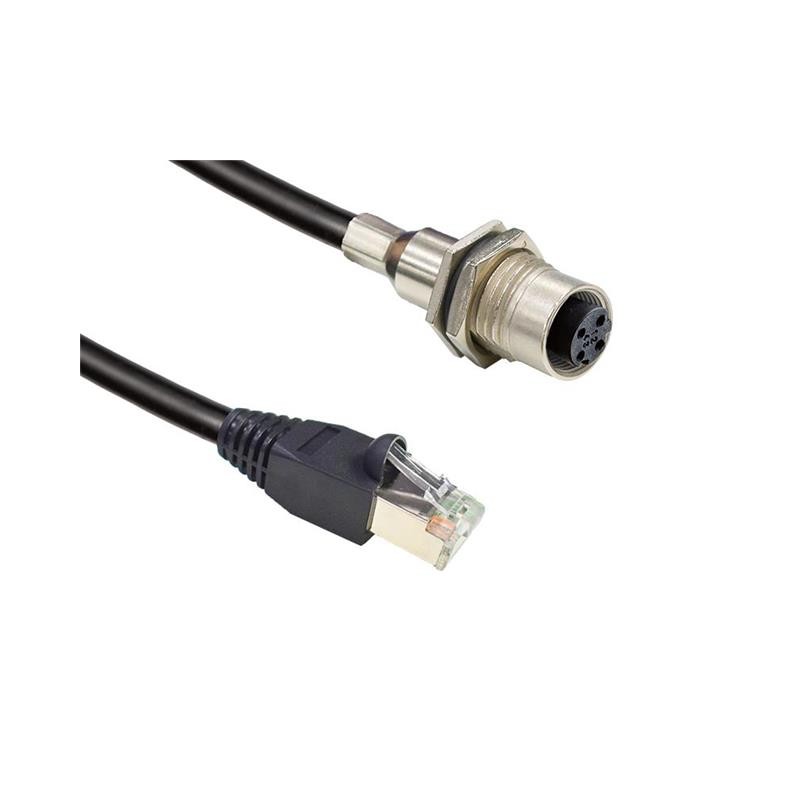 1 pcs : MSDS-04PFFJ-SF8AA5 - CBL ASSY CIRC 4P F TO RJ45 1.64'