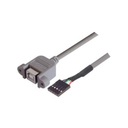 1 pcs : UPMB5-1M - CA USB-B PNL/5 POS 1 MTR