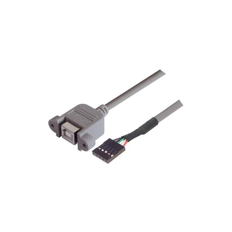 1 pcs : UPMB5-1M - CA USB-B PNL/5 POS 1 MTR