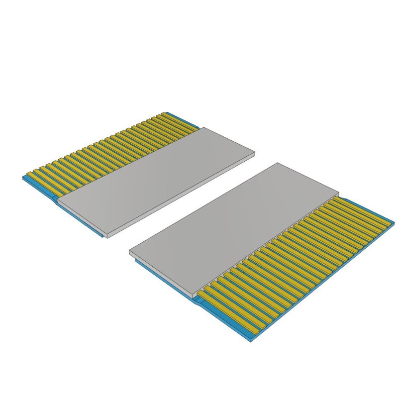 1 pcs : FJH-25-D-12.00-4 - CABLE FFC/FPC 25POS 0.5MM 12'