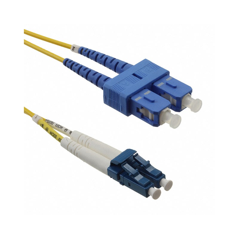 1 pcs : 912S-2-5-00200 - FIBER OPTIC CBL LC-SC DUPLEX 2M