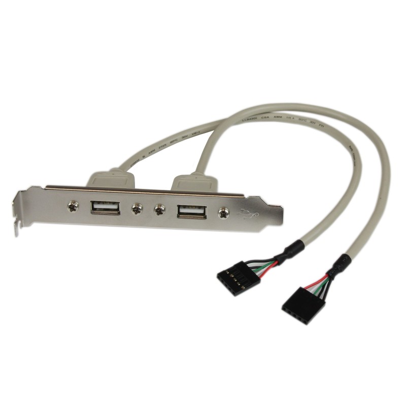 1 pcs : USBPLATE - USB FEMALE SLOT PLATE ADAPTER
