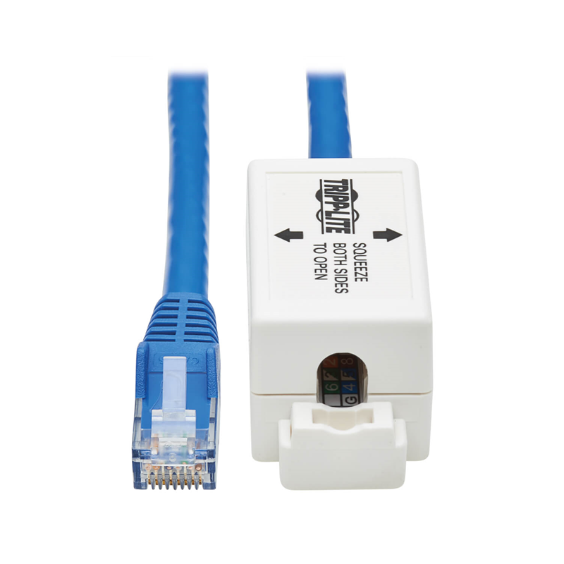 1 pcs : N237-P18N-WHSH - CBL ASY JUNCT BOX-RJ45 8P8C 1.5'