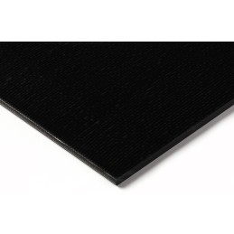 1 Lot of 1 - RS PRO Black Plastic Sheet, 500mm x 330mm x 30mm