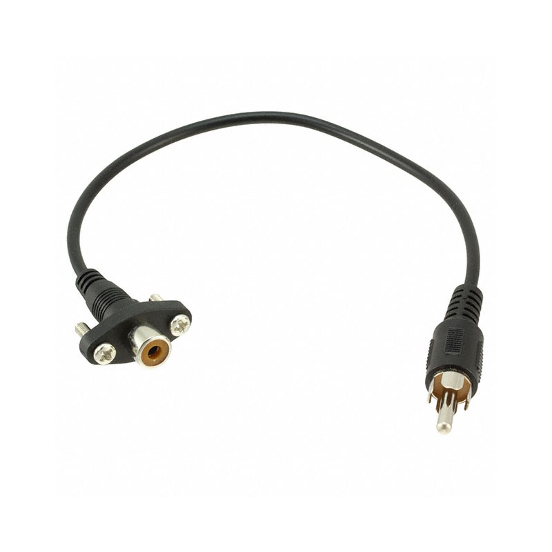 1 pcs : 1729 - PANEL MOUNT RCA (COMPOSITE VIDEO