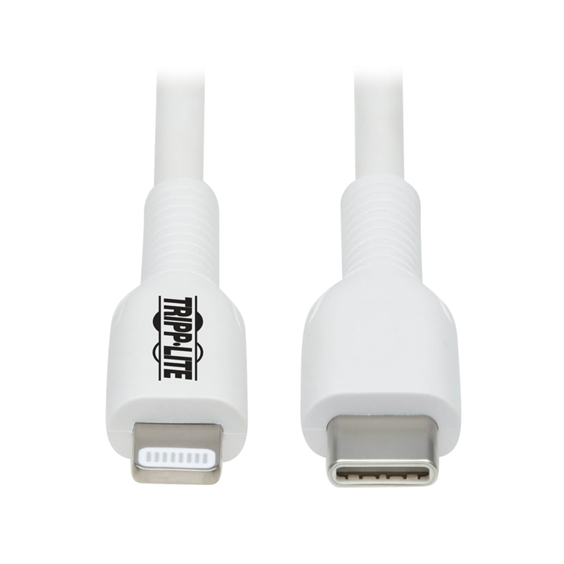 1 pcs : M102AB-02M-WH - CBL ASSY USB-C M-LIGHTNING 6.56'