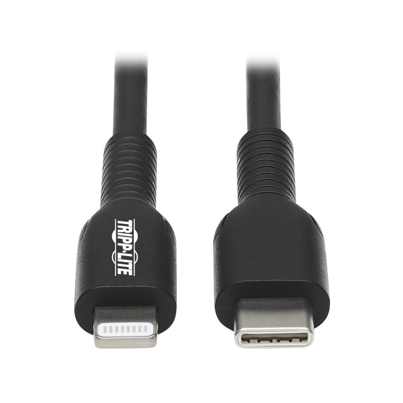 1 pcs : M102-02M-BK - CBL ASSY USB-C M-LIGHTNING 6.56'