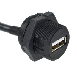 1 pcs : UA-20PMFP-SC8002 - CBL ASSY 5P PLUG-USB F JK 0.16'