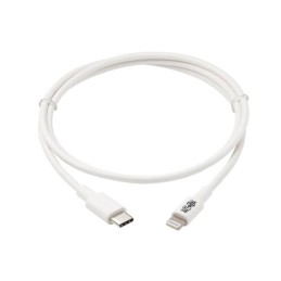 1 pcs : M102-003-WH - CBL ASSY USB-C M TO LIGHTNING 3'