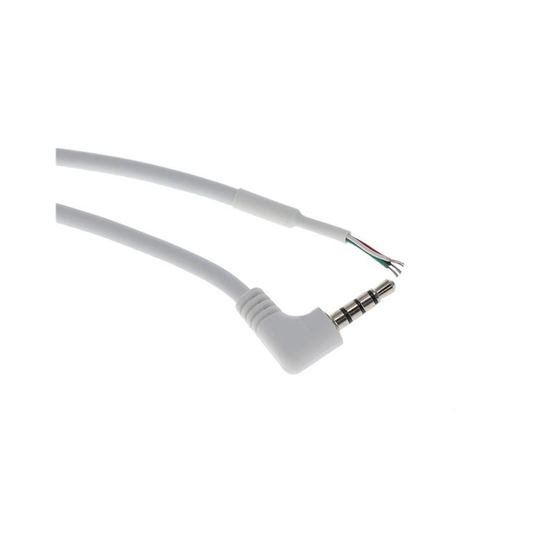 1 pcs : A-AV-02-45-28-183-S3 - A/V CABLE, 1830MM, AWG28, 4C, WH