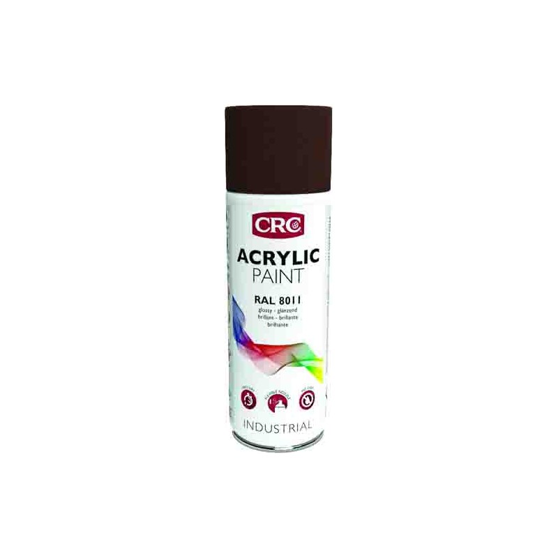 1 pcs - CRC 400ml RAL 8011 Brown Gloss Spray Paint