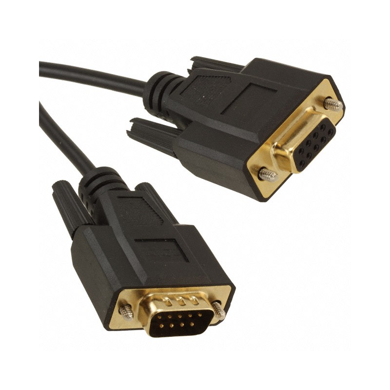 1 pcs : P454-006 - CABLE ASSY DB09 SHLD BLACK 1.83M