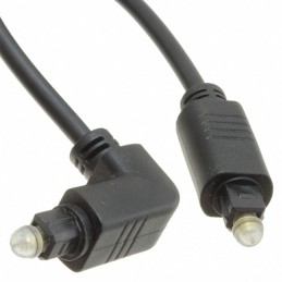 1 pcs : 106-1242-BL-00300 - TOSLINK CABLE PLUG-PLUG RA 3M